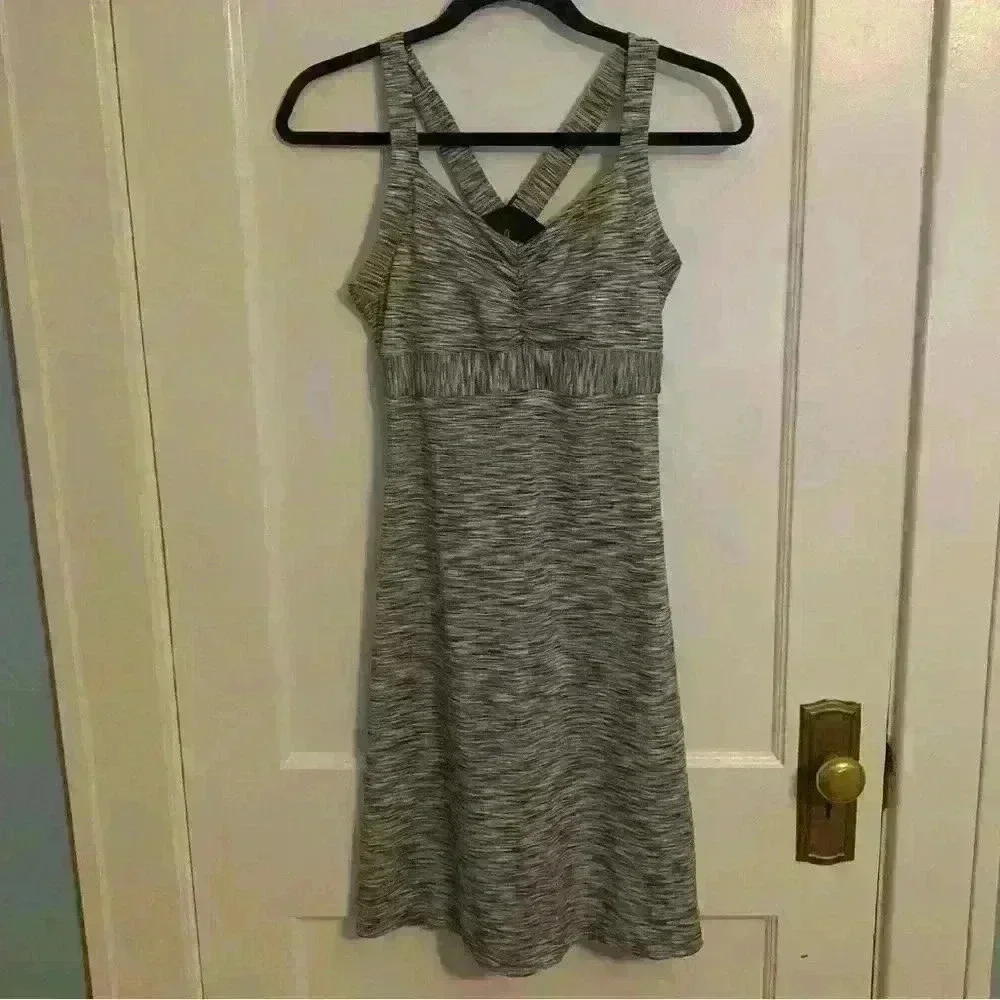 PrAna Opal Amaya Space Dye Racerback Tank Dress, Womens Size Small